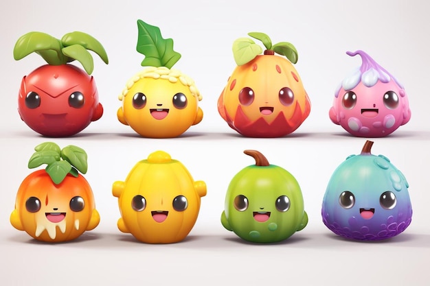 les personnages du fruit sont issus de la série