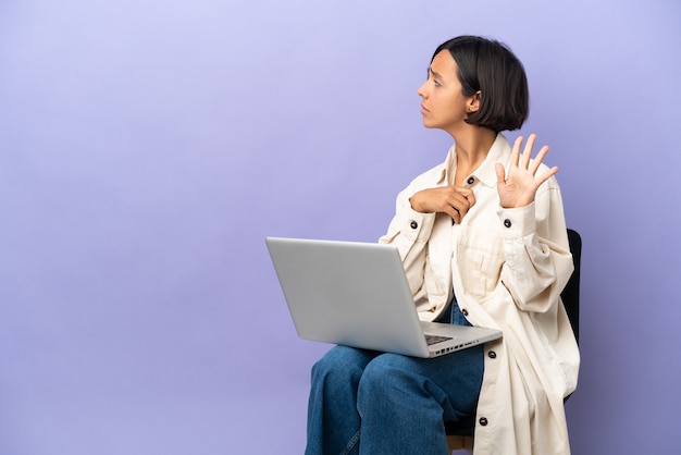 personne sur fond isolé