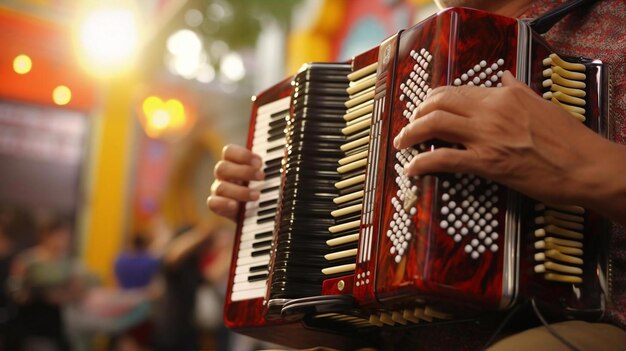 Photo une personne jouant d'un instrument