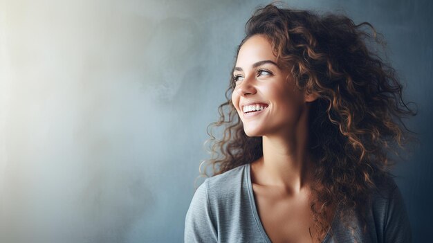 personne souriant joli fond dents blanches journée mondiale du sourire