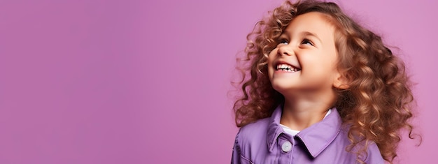 Photo personne souriante avec un fond coloré