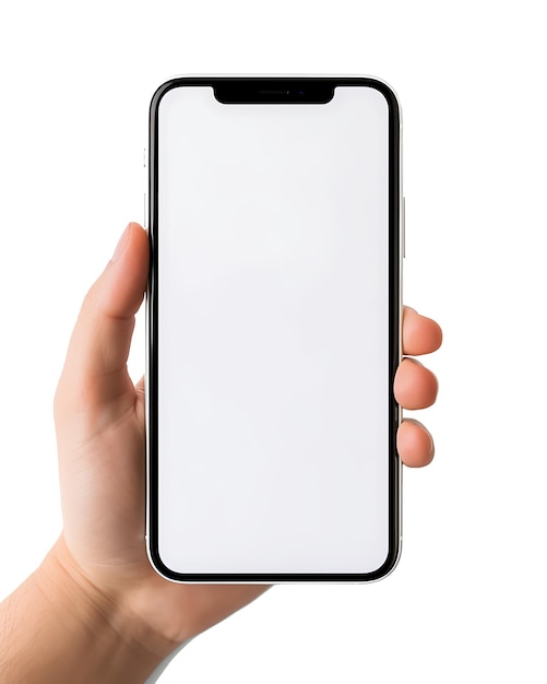 Personne tenant un grand smartphone parcourant les médias sociaux et les applications en ligne