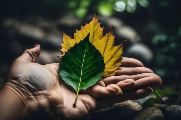 Photo une personne tient une feuille qui a le mot dessus