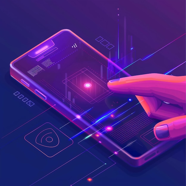 une personne tient un téléphone avec le mot " x " dessus