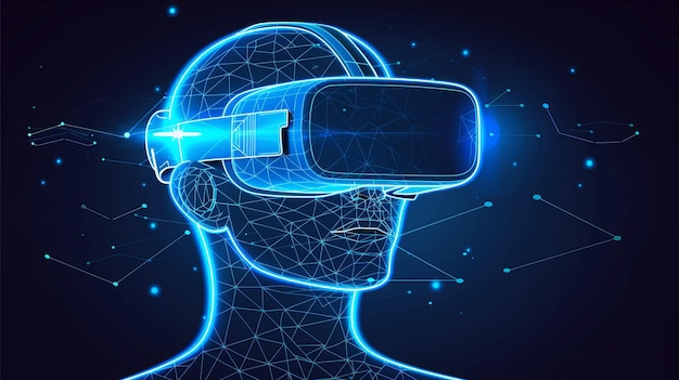 une personne utilisant des googles VR et AR