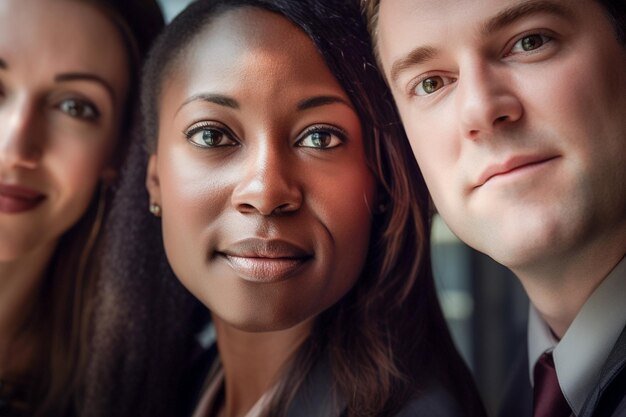 Photo des personnes de cultures différentes participent à un entretien d'embauche inclusif et équitable