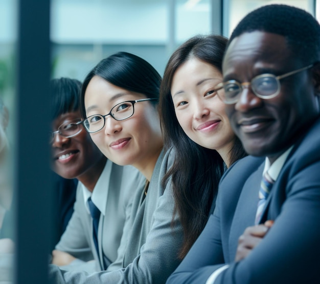 Des personnes de cultures différentes participent à un entretien d'embauche inclusif et équitable