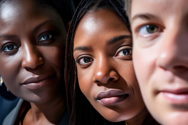 Des personnes de cultures différentes participent à un entretien d'embauche inclusif et équitable