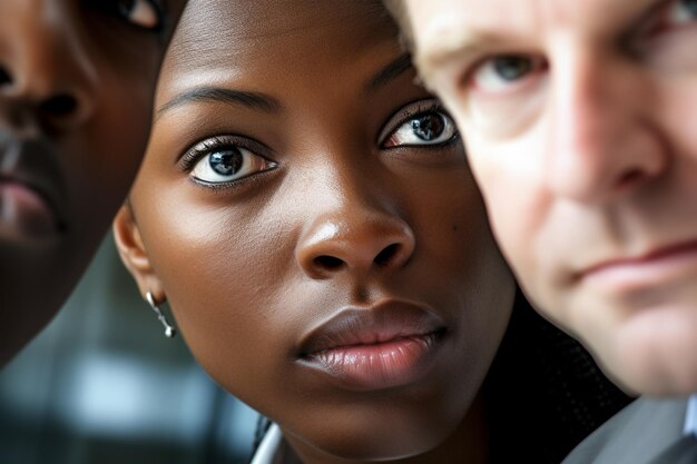 Des personnes de cultures différentes participent à un entretien d'embauche inclusif et équitable