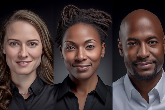 Photo des personnes de cultures différentes participent à un entretien d'embauche inclusif et équitable