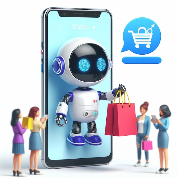 personnes utilisant un chatbot