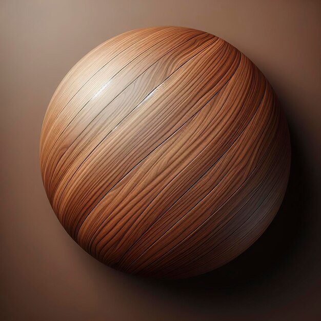 Une perspective descendante d'une texture de bois marron