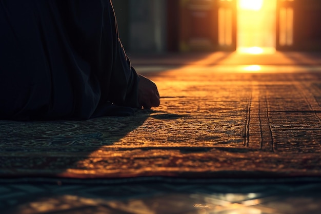 La perspective du tapis de prière
