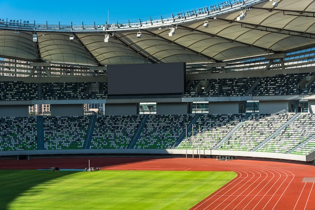 Perspective des sièges du stade