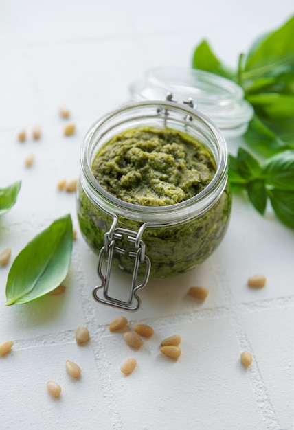 Pesto de basilic vert