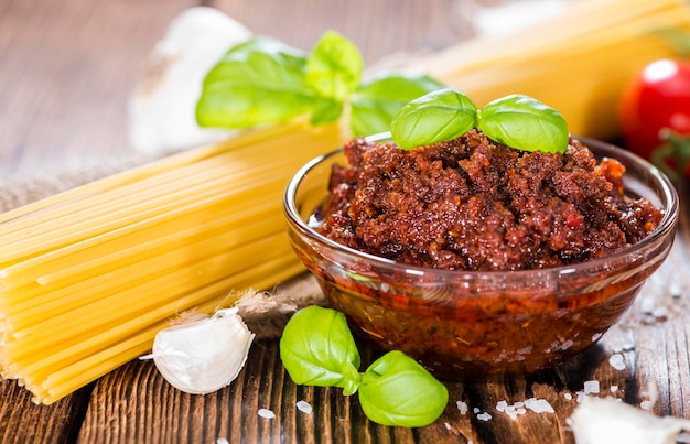 Pesto de tomates maison