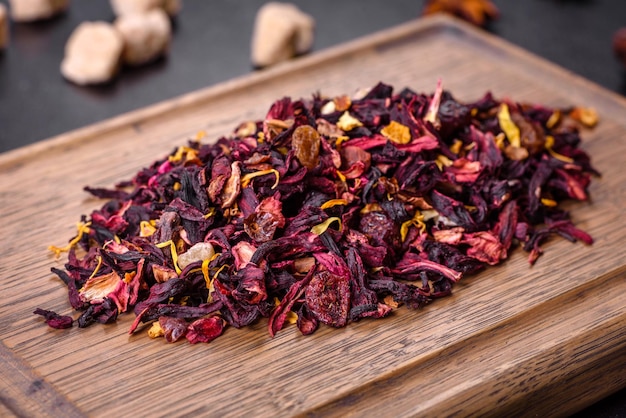 Pétales de rose séchés pour pot-pourri de médecine alternative de thé