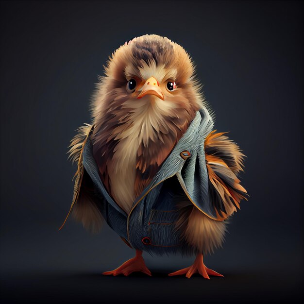 un petit animal de poulet NFT Art