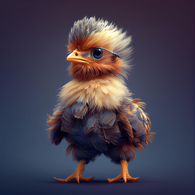 un petit animal de poulet NFT Art