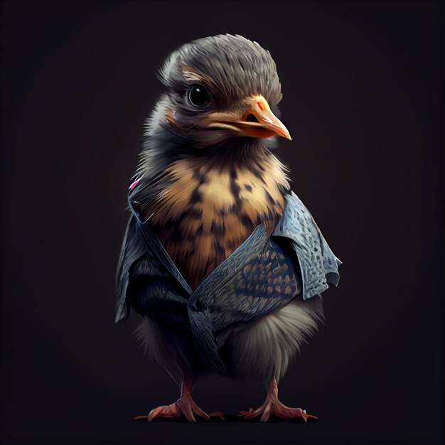 un petit animal de poulet NFT Art