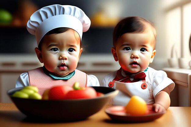 Petit bébé chef