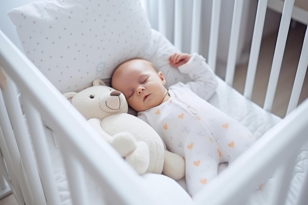 Petit bébé qui dort Générer Ai