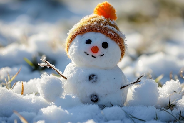 Le petit bonhomme de neige génère ai