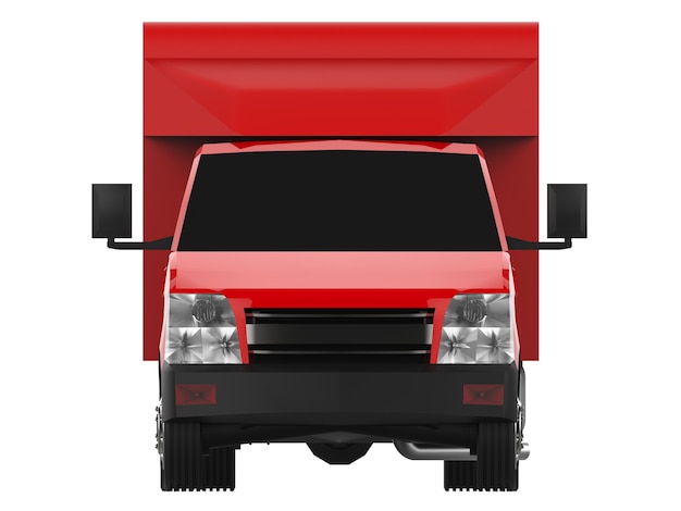 Petit camion rouge