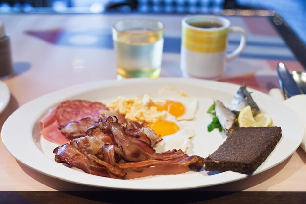 petit-déjeuner anglais complet