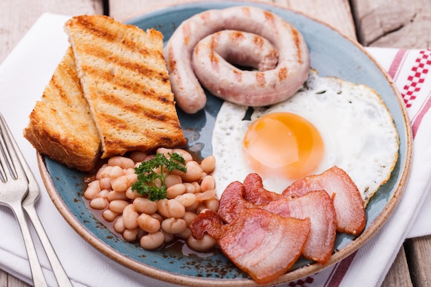 Petit déjeuner anglais