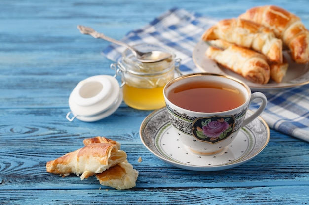 Petit déjeuner détendu le jour des vacances