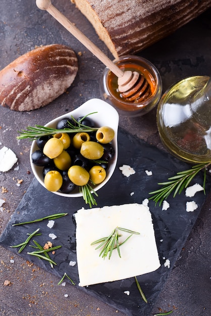 Petit déjeuner avec du fromage