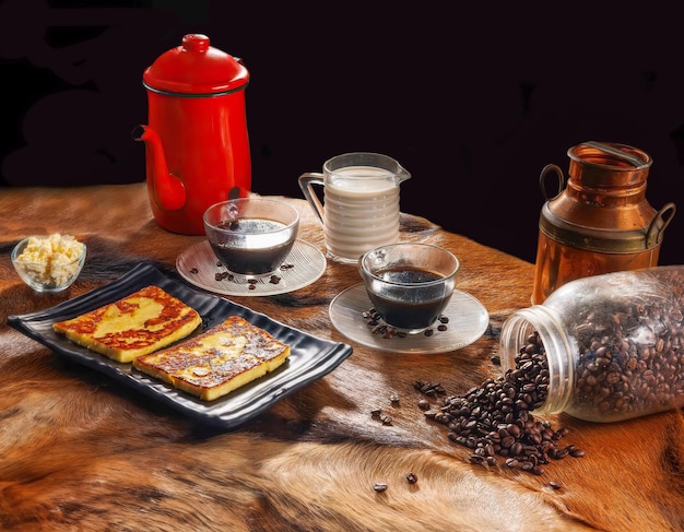 petit déjeuner frais matin nourriture traditionnelle délicieuse