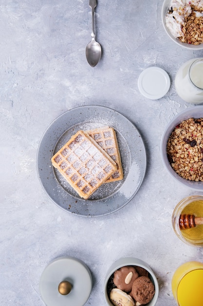 Petit déjeuner granola maison