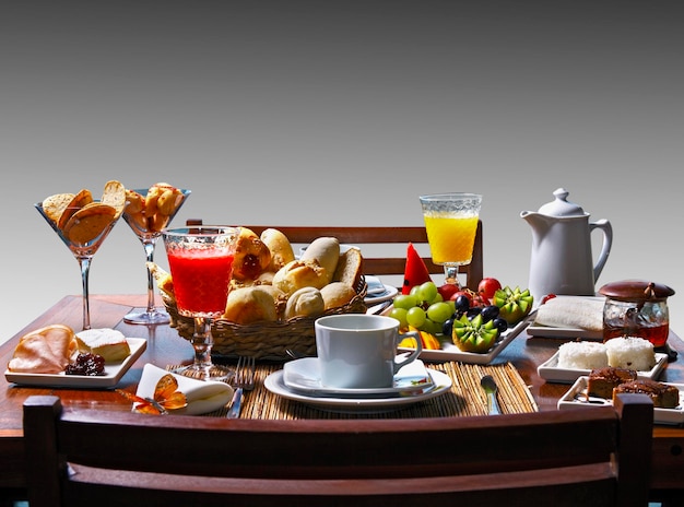 Petit déjeuner à l'hôtel