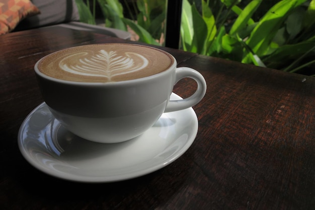 petit déjeuner le matin avec café chaud