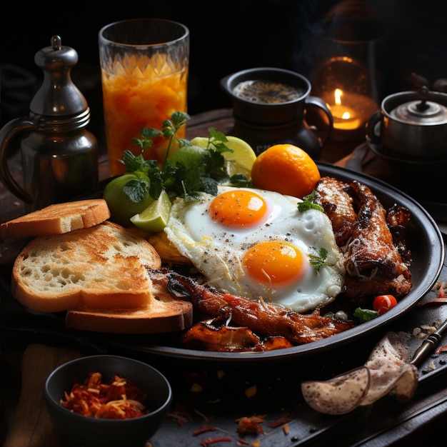 petit déjeuner savoureux