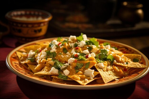 Le petit déjeuner traditionnel mexicain, les chilaquiles