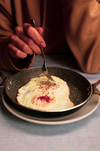 Photo petit déjeuner turc copieux et délicieux