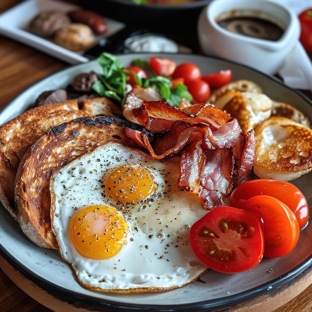 Le petit déjeuner.