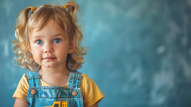 Un petit enfant portant un camion jouet