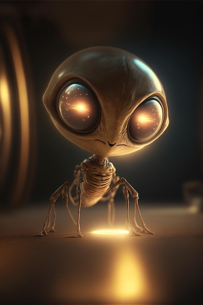 petit insecte extraterrestre mignon et adorable