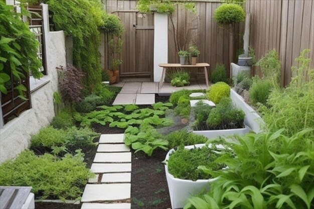 Un petit jardin douillet