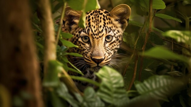 Le petit léopard panthère