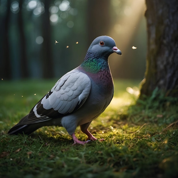 Petit pigeon généré avec l'IA