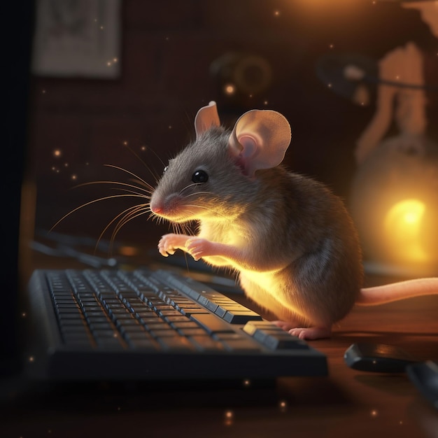 Petit rat vivant à l'intérieur