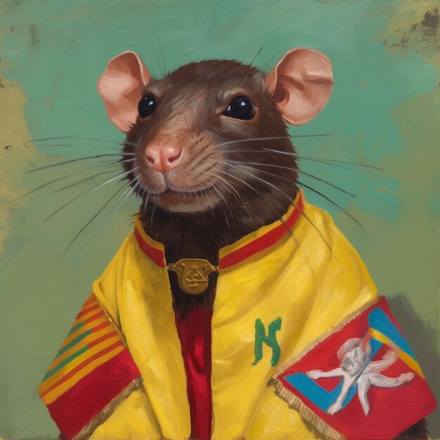 Photo petit rat vivant à l'intérieur