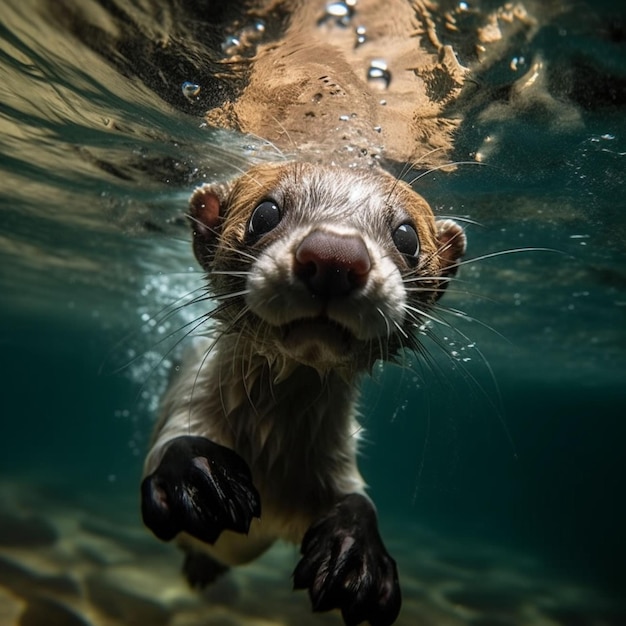 Petit rat vivant à l'intérieur