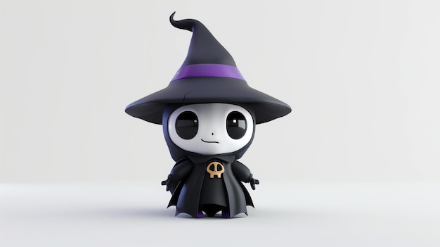 Un petit sorcier mignon en 3D