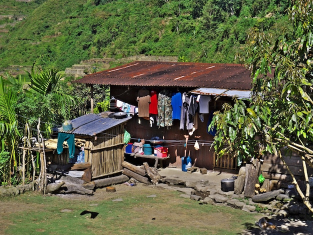 Le petit village de Bangaan aux Philippines